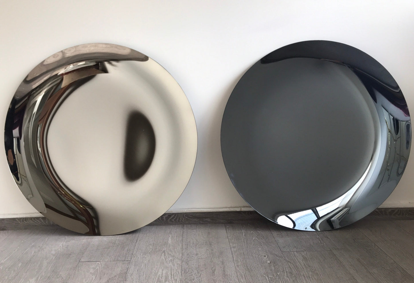 Contemporary Concave Mirror, Inspired by Space Age Decor, Bronze Mirror, Contemporary Mirror, Hand crafted, Mirror Wall Decor, Curve Mirror