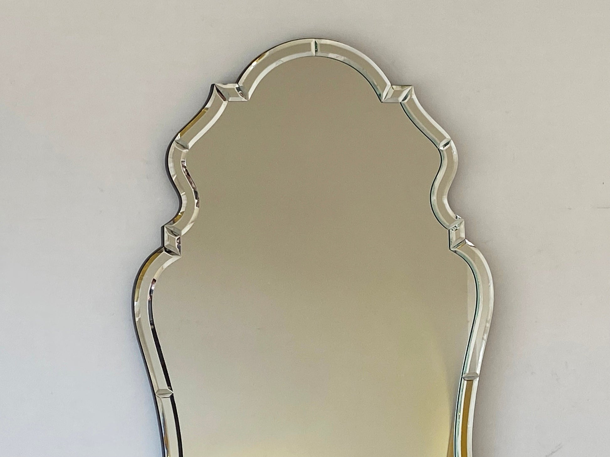 Beveled Wall Mirror, Hand Crafted, Frameless Mirror, Arched Mirror, Mirror Wall Decor, Custom Design Mirror