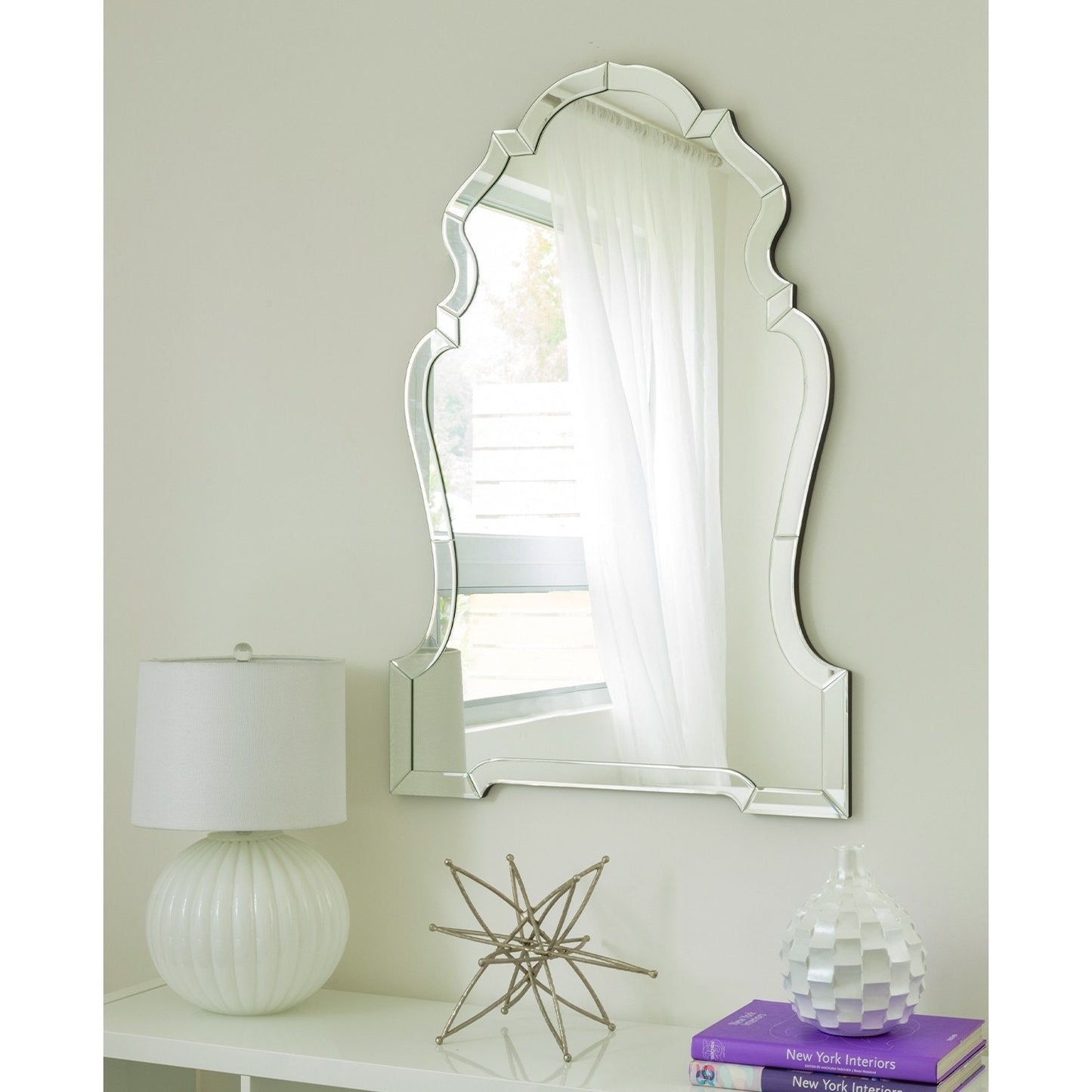 Beveled Wall Mirror, Hand Crafted, Frameless Mirror, Arched Mirror, Mirror Wall Decor, Custom Design Mirror